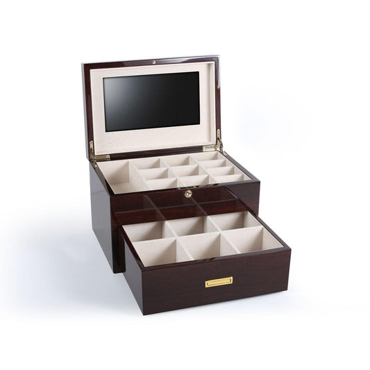 Video Box - Mohagoni, inner velvet Cream